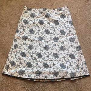 Printed knit dress skirt